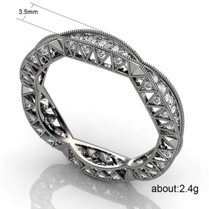 Anello Minimalista Traforato Intagliato per Uomo e Donna, Gioiello da Dito alla Moda - Product Image 6