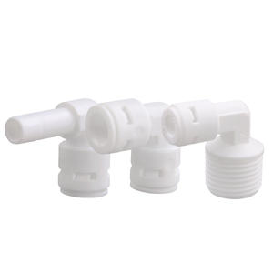 Connecteur rapide à coude 2/3/4 pour machine à eau potable directe, système d'osmose inverse sans carte de qualité alimentaire, purificateur d'eau externe - Product Image 1