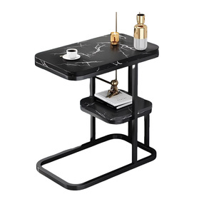 Scandinavian Phong Cách nhiều lớp góc vuông bên tủ đơn giản Bàn cà phê cho nhà sử dụng cho phòng khách hoặc ban công - Product Image 1