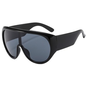2025 nouveau surdimensionné une pièce pilote lunettes de soleil femmes marque de mode <span class=keywords><strong>grand</strong></span> bouclier lunettes de soleil hommes à la mode luxe extérieur nuances - Product Image 2