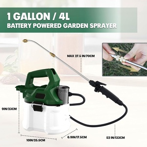 Pulvérisateur de jardin sans fil 1 gallon avec lance télescopique réglable, compatible avec les batteries <span class=keywords><strong>Makita</strong></span> <span class=keywords><strong>18V</strong></span> et 20V 2.0Ah, en acier, vente au détail - Product Image 5