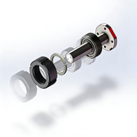 Medidor de Flujo Electromagnético Compacto de Inserción DN32-DN2000, Sensor Digital de Flujo de Líquido de Acero Inoxidable, 4-20mA RS485 M6570