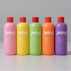 Custom Colorful <b>Empty</b> Round 200ml 400ml Flip Top Cap Cosmetic Eco Friendly <b>Bottle</b> Nature Biodegradable <b>Bottles</b> - Product Image 3