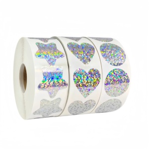 Cao cấp Vòng Quà tặng 1 inch UV in 'cảm ơn bạn' tự dính <span class=keywords><strong>Sticker</strong></span> Bopp không thấm nước in logo dán cho thiệp chúc mừng - Product Image 2