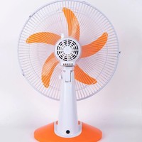 Ventilateur de table solaire de 16 pouces, ventilateur d'urgence avec port de charge pour téléphone, lumière nocturne, panneau solaire de 12 W et ampoules de 3 W, puissance de 15 W