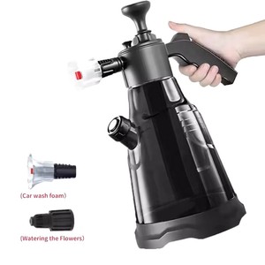 Spruzzatore Blaster in schiuma manuale nero capacità 2.3L 2 pezzi ugello professionale in schiuma portatile cannone <span class=keywords><strong>Auto</strong></span> dettagli per il lavaggio <span class=keywords><strong>Auto</strong></span> - Product Image 1