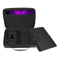 Étui de rangement personnalisé OEM/ODM en EVA pour ordinateur portable et tablette, compatible MacBook 9,7-13 pouces et iPad Pro M4, avec service de gaufrage du logo de marque et de doublure personnalisée