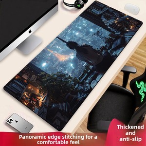 แผ่นรองเมาส์พลาสติกขนาดใหญ่พิเศษสำหรับผู้ชายเล่นเกม ขอบหนา ลายอนิเมะ สำหรับโต๊ะคอมพิวเตอร์สำนักงาน ปรับแต่งได้ - Product Image 2