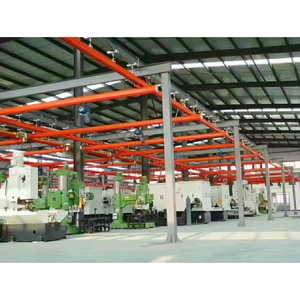 Miễn phí đứng 2 tấn 3 tấn nhiệm vụ ánh sáng kbk hệ thống đường sắt trên không cần cẩu linh hoạt cầu treo tùy chỉnh động cơ PLC bán nóng - Product Image 6