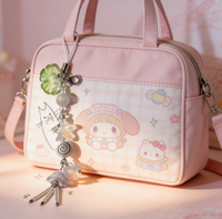 Breloque de téléphone personnalisée style océan estival, mignonne, avec pendentif coquillage et méduse, lanière de sac, porte-clés pour fille et femme
