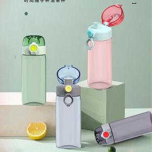 Gobelets en plastique avec couvercle, nouveaux gobelets à eau potable directe pour hommes, femmes, étudiants, enfants, utilisation portable en extérieur - Product Image 5