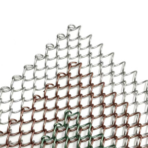 Architectural Decorative <strong>Mesh</strong> Aluminum Spiral Woven Wire <strong>Mesh</strong> Screen for Partition, Cascade Curtain &amp; Interior Room Divider - Product Image 6