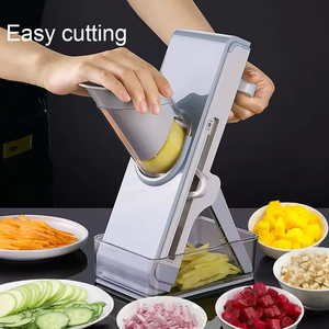 Multifunctional Manual Mandoline <strong>Vegetable</strong> Slicer <strong>Vegetable</strong> Chopper <strong>Cutter</strong> for Kitchen - Product Image 1