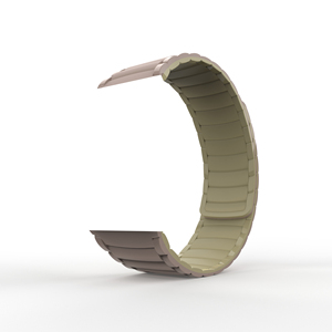 <span class=keywords><strong>Cinturini</strong></span> di Lusso in Silicone Magnetico Bicolore per <span class=keywords><strong>Apple</strong></span> <span class=keywords><strong>Watch</strong></span> Serie 7/8/9/10 Ultra 3 2 42/44/45/46/49mm - Product Image 4