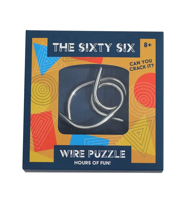 Mini Metal Wire Puzzle Game Wire Disentangle Puzzle Brain Teasers Wire Puzzle mind Game