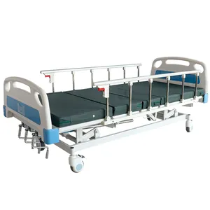 ORP-BM35 ucuz fiyat kaliteli metal çerçeve yüksek kalite üç fonksiyonlu manuel hastane kliniği yatak hasta için