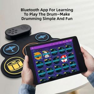 Kit de batterie électronique portable sans fil Orff pour débutants, design ergonomique, idéal pour l'apprentissage du jazz en gros - Product Image 6