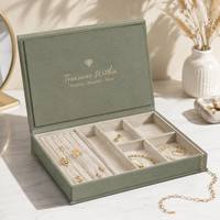 Boîte à bijoux créative en forme de livre, boîte organisatrice de luxe en faux livre, boîte de présentation rigide à fermeture magnétique pour ranger les bagues