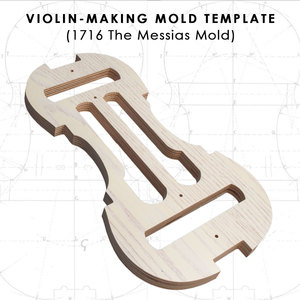 Modello di violino a 4/4 dimensioni Antonio Stradivari 1716 messia per violino produzione di modellini per violini - Product Image 2