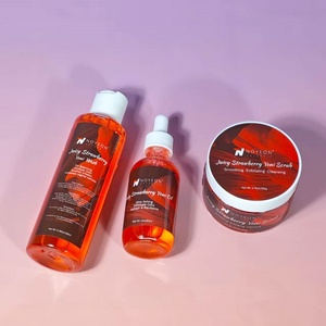 Hot Yoni Product Care Set Gel Vaginal Wash Yoni Oil Strawberry Women Jabón Mujeres Close Clean Wash Gel - Product Image 4