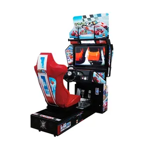 32 LCD Driving Gaming Simulator Car Racing Outrun Coin Operated Arcade Games Machine Motion Racing Simulator