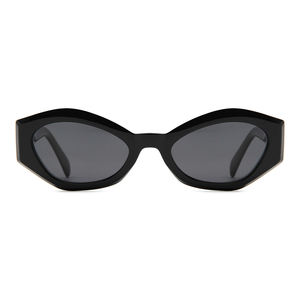 Fatti a mano acetato spessi Cat Eye TR90 occhiali da <span class=keywords><strong>sole</strong></span> da uomo quadrati grossi occhiali da <span class=keywords><strong>sole</strong></span> retrò anni '90 tonalità UV400 - Product Image 1