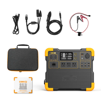 Station d'alimentation portable LiFePO4 2400W 2048Wh, générateur solaire de secours pour la maison et le camping