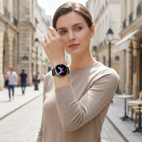 Nouvelle Montre Connectée Femme 2026, Écran AMOLED 1,32'', Ultra-Mince, Appel Bluetooth, SpO2, Personnalisable, Vente en Gros Directe Usine