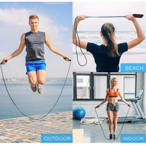 Réglable PVC Vitesse Gym Équipement D'entraînement Fil D'acier Roulement Fitness Vitesse <span class=keywords><strong>Corde</strong></span> <span class=keywords><strong>À</strong></span> <span class=keywords><strong>Sauter</strong></span> Lumière <span class=keywords><strong>Corde</strong></span> <span class=keywords><strong>À</strong></span> <span class=keywords><strong>Sauter</strong></span> pour L'exercice D'entraînement - Product Image 6