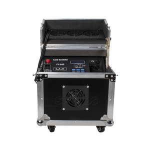 Máquina do embaçamento do nevoeiro do controlo a distância do equipamento 660W DMX do efeito especial com o caso do voo para a exposição do fumo - Product Image 6