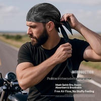 Nueva Gorra de Ciclismo Estampada, Absorbente de Sudor, de Secado Rápido, Delgada, Suave y Transpirable, para Senderismo, Pesca y Actividades al Aire Libre