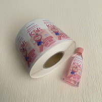 Étiquettes autocollantes en papier synthétique imperméables permanentes pour les bouteilles de gel douche, les bougies et les emballages de produits de soins personnels