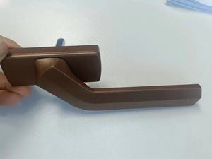 UPVC Jendela Fly Screen Handle Cranked Tipis/Lurus Shank Handle Casement Jendela Pintu Handle - Product Image 2