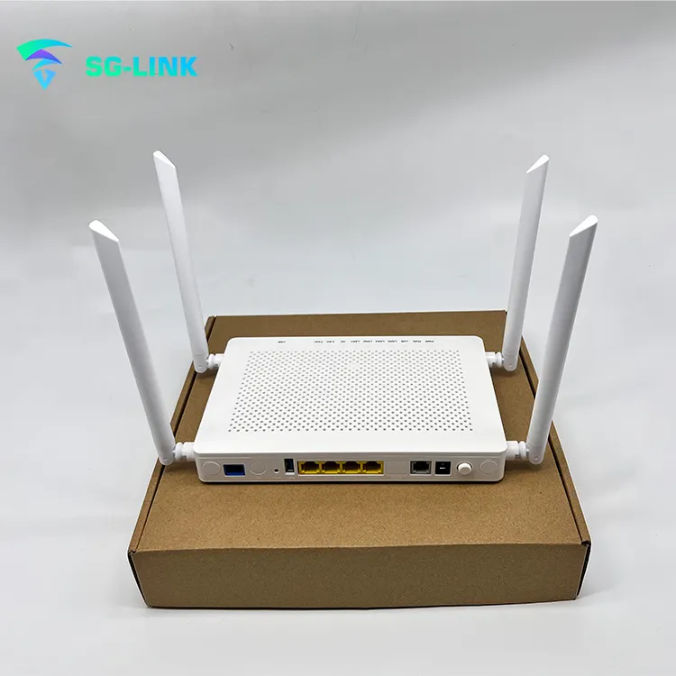 Dual Band New Onu Wifi Router SG8160 SG-LINK Ftth Network 4GE+1POTS+WIFI6+1*USB3.0 Gpon Optic Fiber Router Epon Ont Modem
