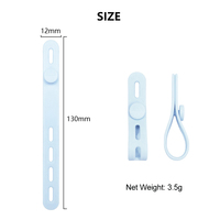 Attaches-câbles réutilisables en silicone - Organisateur de cordons élastiques multi-usages - Sangles de gestion de câbles réglables
