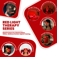 Panel de Terapia de Luz Roja de 7 Longitudes de Onda 630-1060nm, de Escritorio, con Pulsaciones de 0-1000Hz, CE, para Bienestar en el Hogar y la Oficina, Fabricante OEM con Logotipo Personalizado