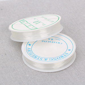 Fil élastique transparent en cristal 0,8 mm 1,0 mm, fil à perles résistant pour la fabrication de bracelets, fournitures de bijoux DIY - Product Image 3