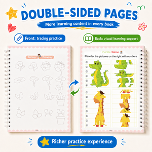 Juego <span class=keywords><strong>de</strong></span> 4 Cuadernos <span class=keywords><strong>de</strong></span> Práctica <span class=keywords><strong>de</strong></span> Escritura con Ranuras para 5 Idiomas, con Bolígrafo, 5 Recambios y Agarre para Árabe, Inglés, Francés, Español y Ruso - Product Image 3