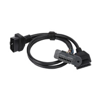 Cable divisor de diagnóstico OBDII de 16 pines macho a hembra en Y para herramienta de escaneo de diagnóstico de coches y camiones