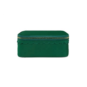 BSCI personnalisé de haute qualité en cuir PU femme stockage maquillage sac à fermeture éclair sac de maquillage - Product Image 5