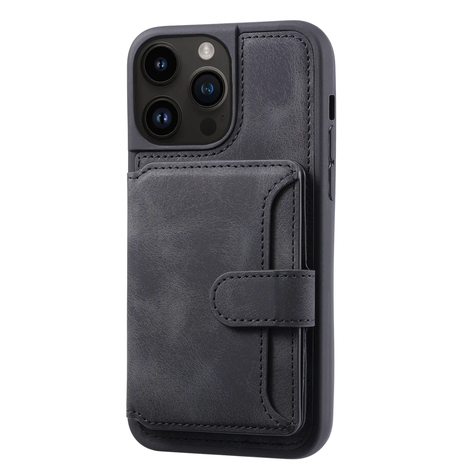 Geili carteira magnética para celular, capa de couro PU TPU de luxo para iphone 14