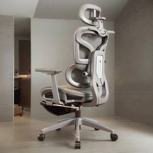 Vendas Diretas de Fábrica Cadeira de Escritório Ergonômica com Encosto Confortável Reclinável, Assento Completo em Tela - Product Image 6