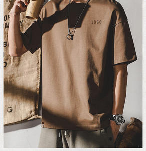 Amerikanischer Stil 300g Schweres, solides Langarm-T-Shirt für Herren aus reiner Baumwolle, Sommer-Freizeit-T-Shirt, Neu 2025 - Product Image 2