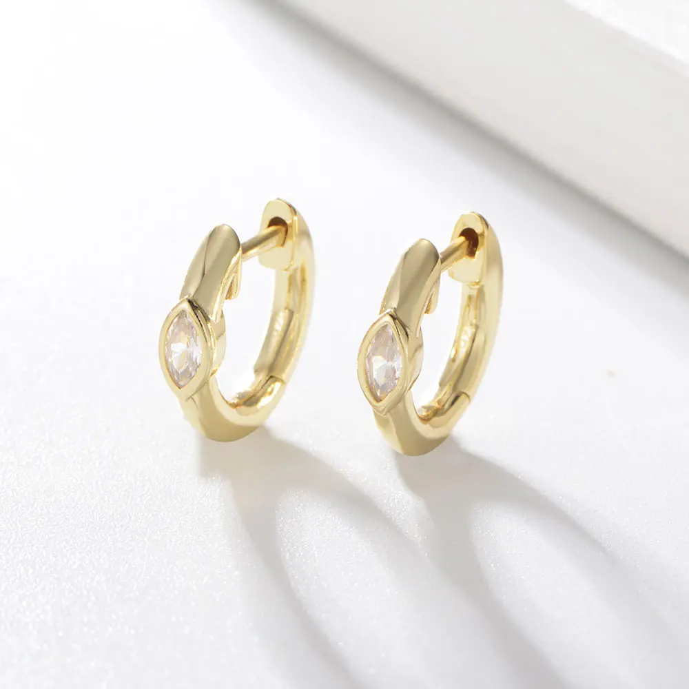 Peshang 925 Sterling Silver Jewelry Adjustable gold/ rose gold /Rhodium Plating Snake Open earrings