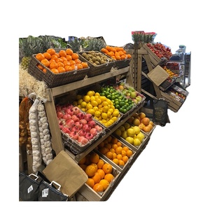 Exhibidor de Frutas y Verduras de Madera Comercial para Tiendas de Frutas y Verduras - Product Image 1