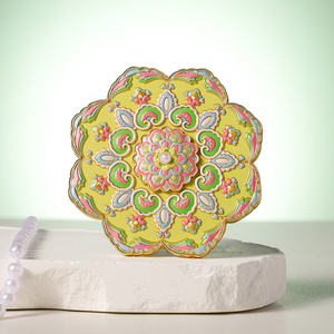 New Arrival Antique Trung Quốc Xử lý cứng men Pocket gương tùy chỉnh kim loại Craft Pocket gương cho sinh nhật dịp - Product Image 3