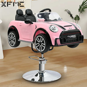 <span class=keywords><strong>Fauteuil</strong></span> de Barbier pour Enfants Rose Hydraulique, Siège Auto de Course Jouet, Rehausseur, Chaise Électrique de Salon de Beauté pour Filles en Gros - Product Image 3
