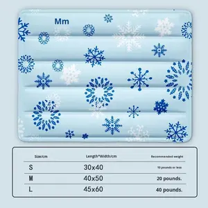 Fournitures de refroidissement <span class=keywords><strong>pour</strong></span> animaux de compagnie lit de nid de glace d'été imprimé tapis de glace <span class=keywords><strong>pour</strong></span> animaux de compagnie <span class=keywords><strong>pour</strong></span> <span class=keywords><strong>chiens</strong></span> et chats tapis de sol <span class=keywords><strong>pour</strong></span> un sommeil confortable - Product Image 6