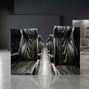 Asientos de Autobús de Lujo Negros de Alto Rendimiento, Certificados ISO9001, para la Comodidad de los Pasajeros - Product Image 3