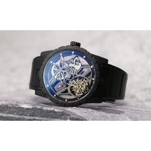 High-end designer's top-quality carbon fiber men's <b>skeletonized</b> tourbillon <b>automatic</b> mechanical sports <b>watch</b> - Product Image 1